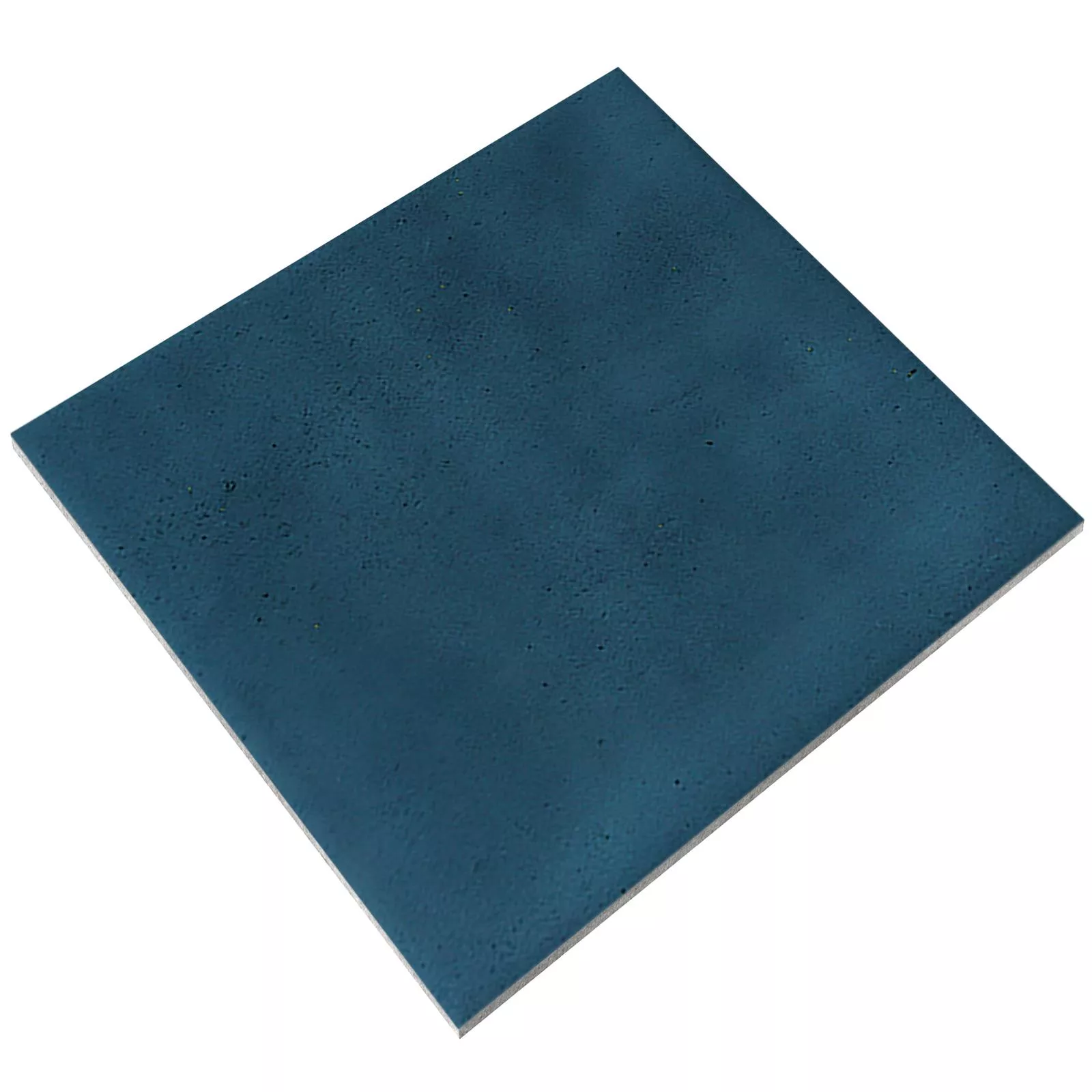 Wall Tile Cap Town Glossy Waved 10x10cm Blue