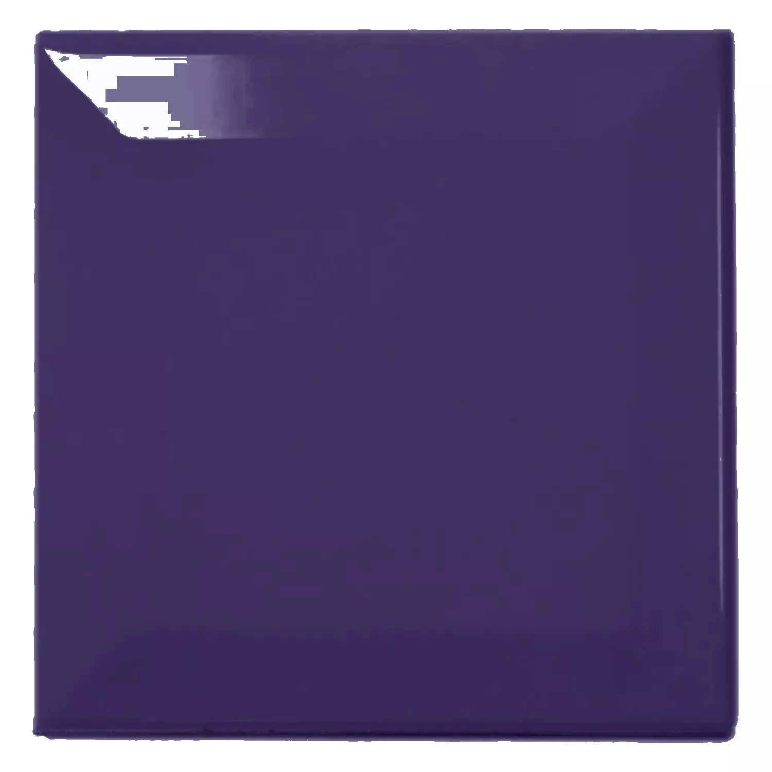 Metro tile Blue Glossy 10x10 cm Facet Catarina Cobalto