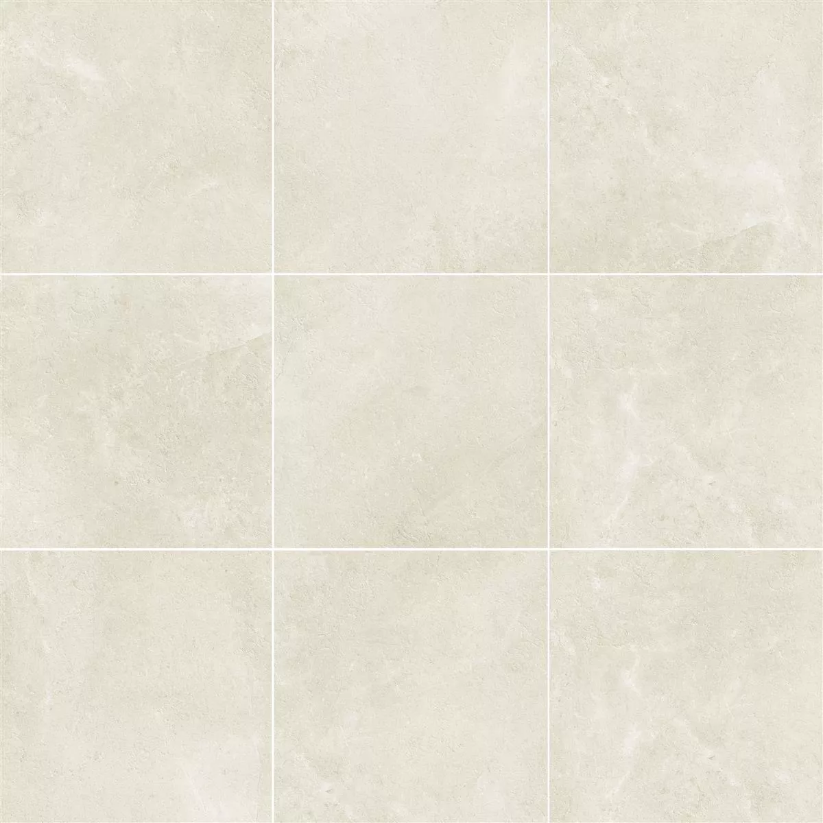 Sample Floor Tiles Bangui Stone Optic 60x60cm Ivory