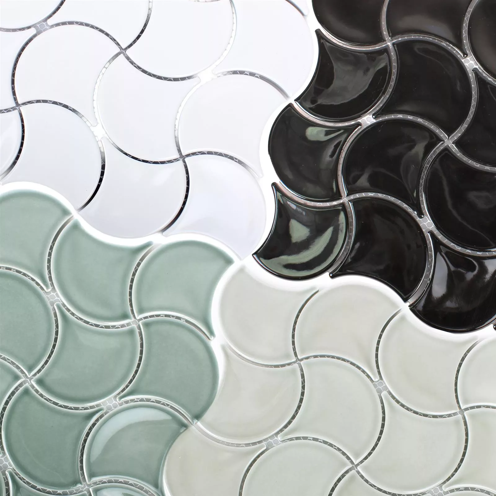 Sample Ceramic Mosaic Tiles Toledo Wave