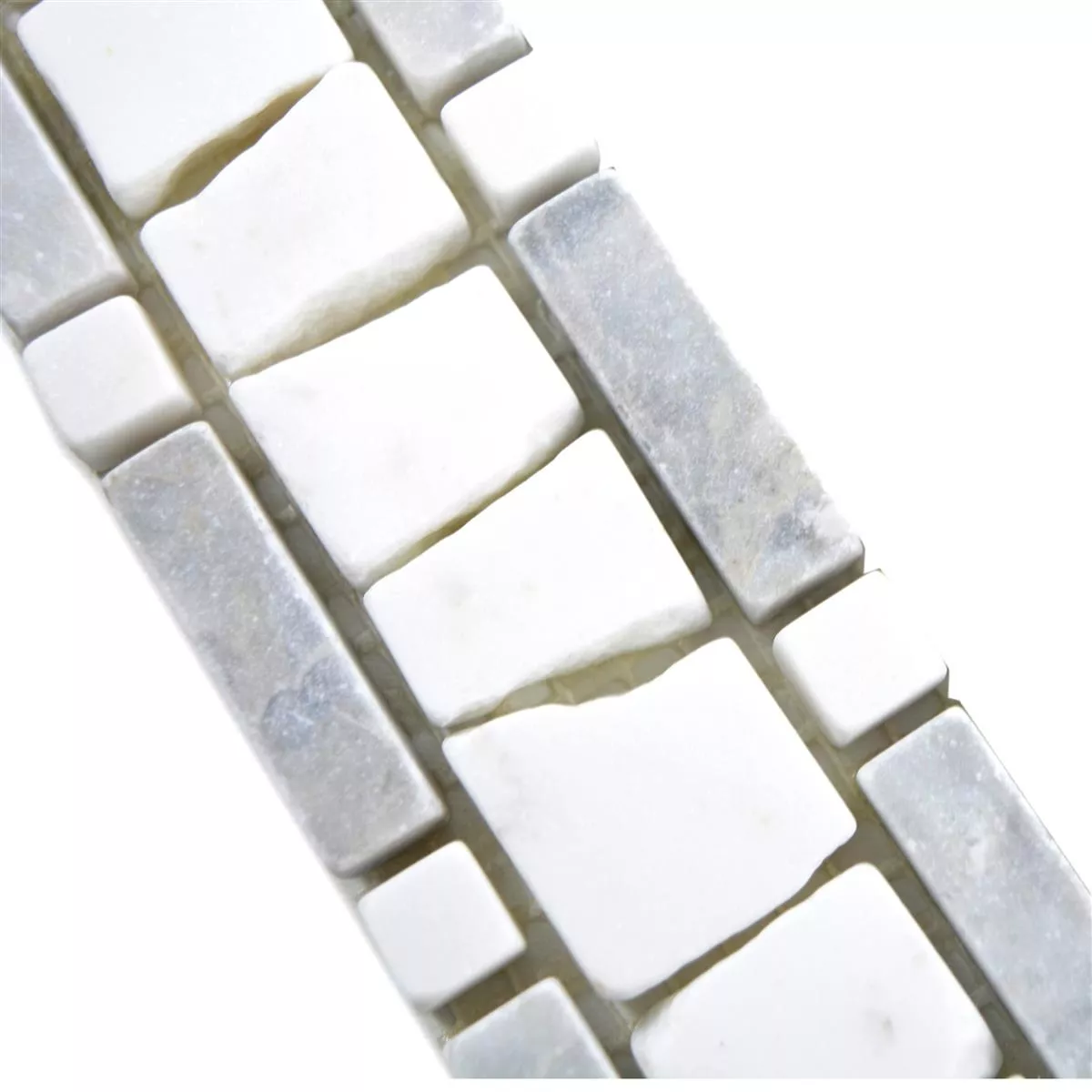 Natural Stone Tiles Border Vimeiro Grey White
