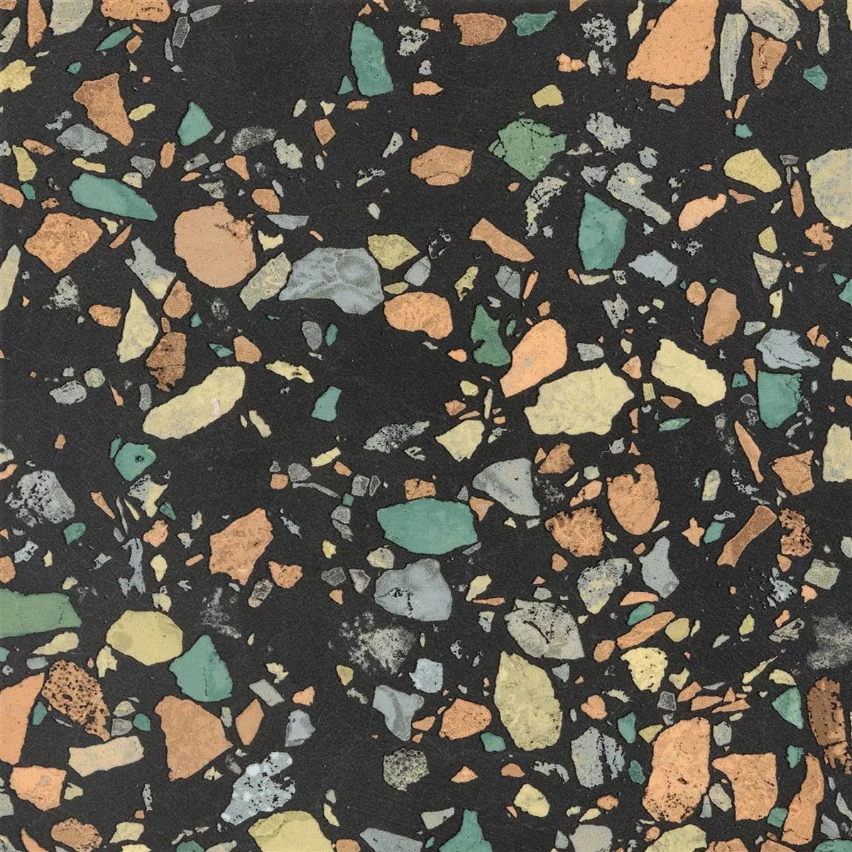 Floor Tiles Liberty Colored Black 18,5x18,5cm