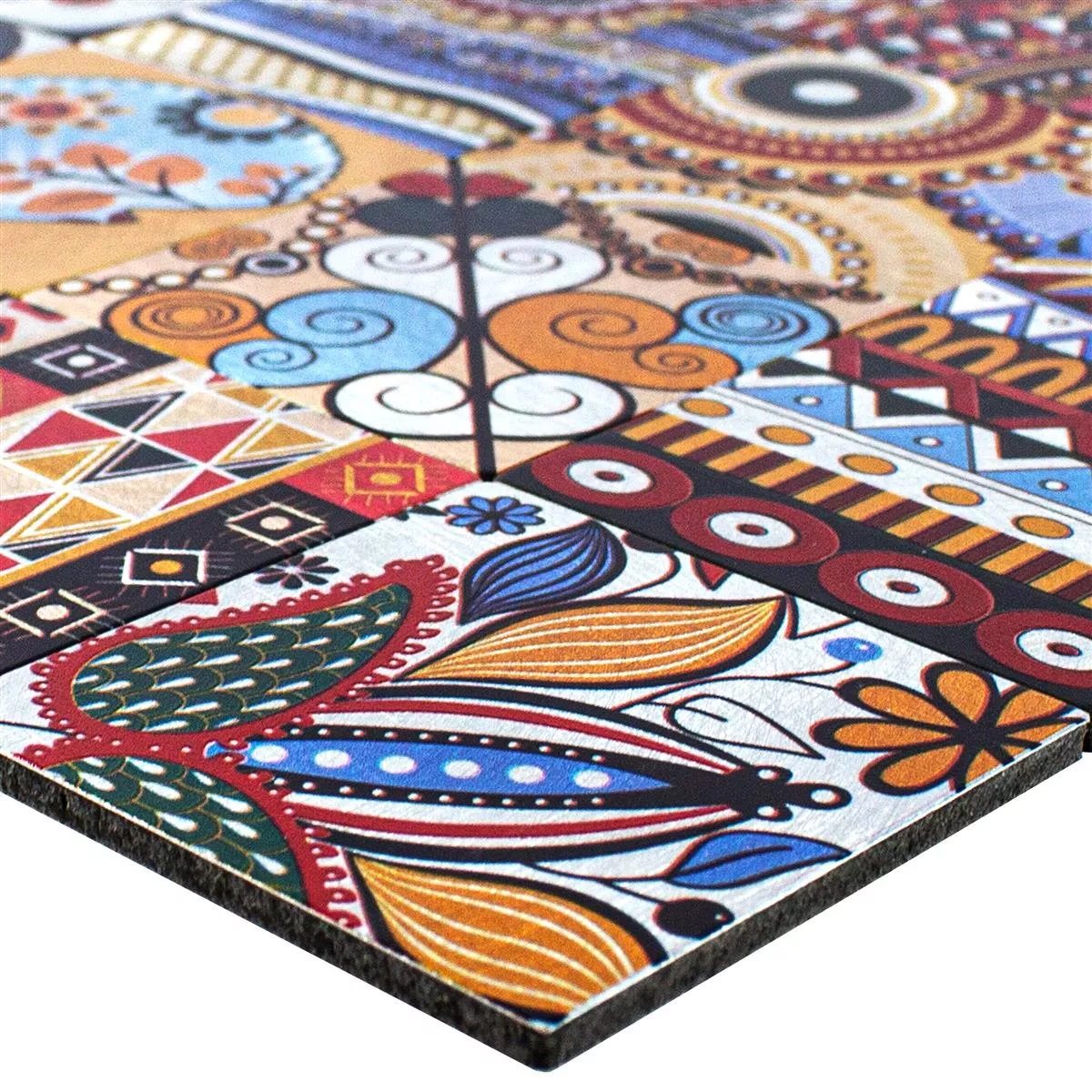 Metal Retro Mosaic Tiles AyBatur Self Adhesive Colored Metal Retro Mosaic Tiles AyBatur Self Adhesive Colored