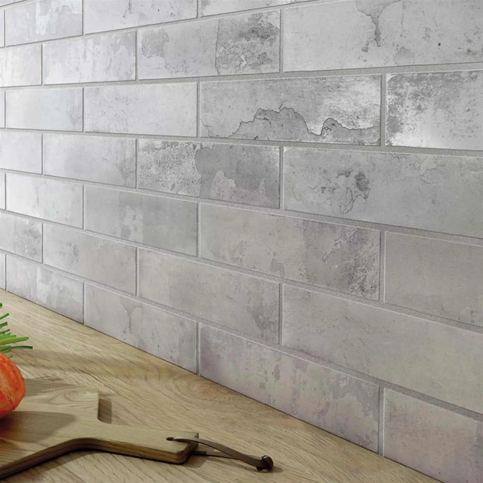 Wall Tiles Herzog Mat 7x28cm Silver