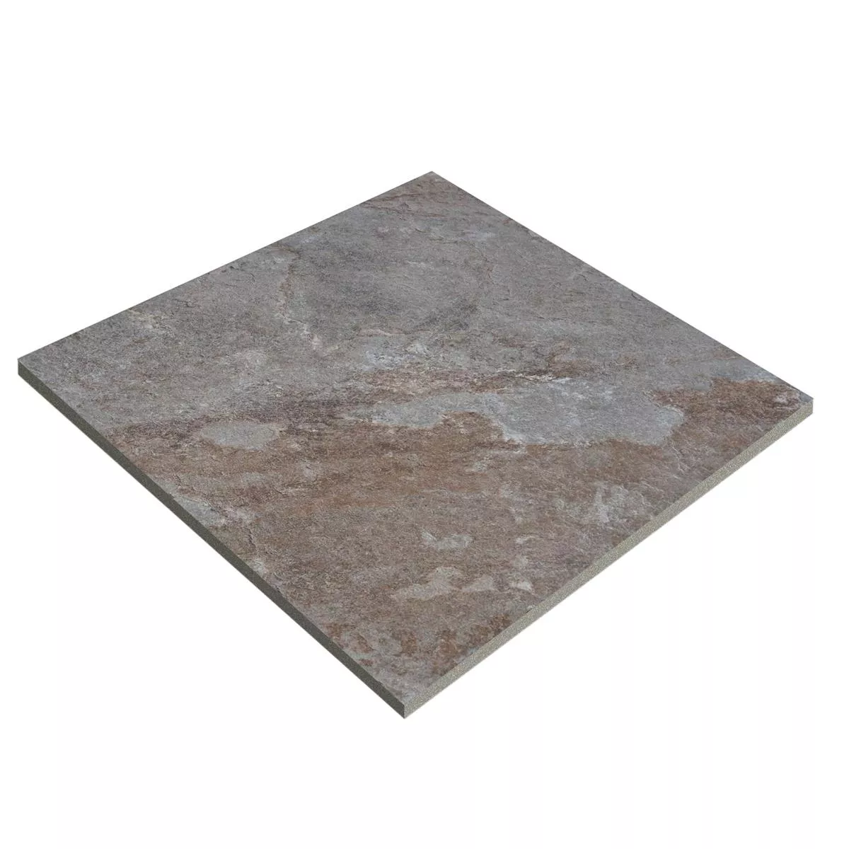 Terrace Tiles Porcelain Stoneware Steinbach Brown 60x60x2 cm