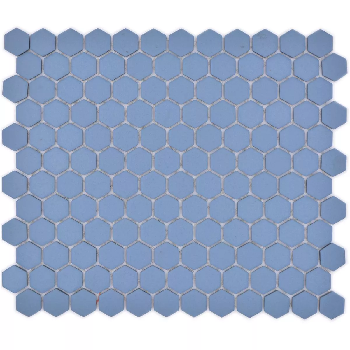 Sample Ceramic Mosaic Bismarck R10B Hexagon Blue H23