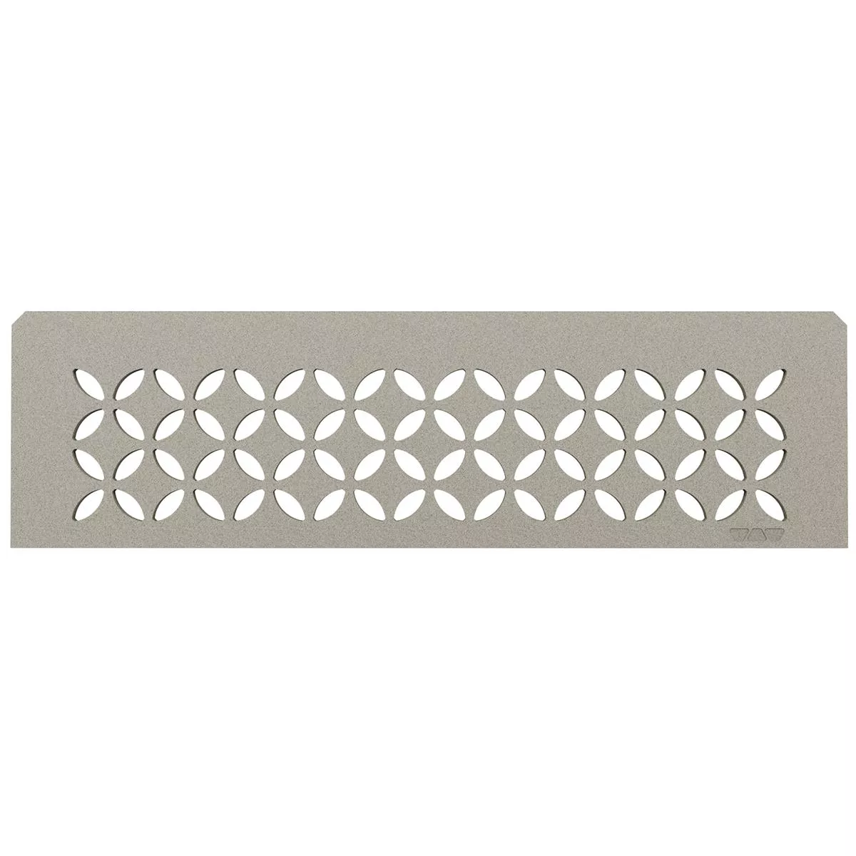 Nischen Wandablage Schlüter Rechteck 30x8,7cm Floral Grau