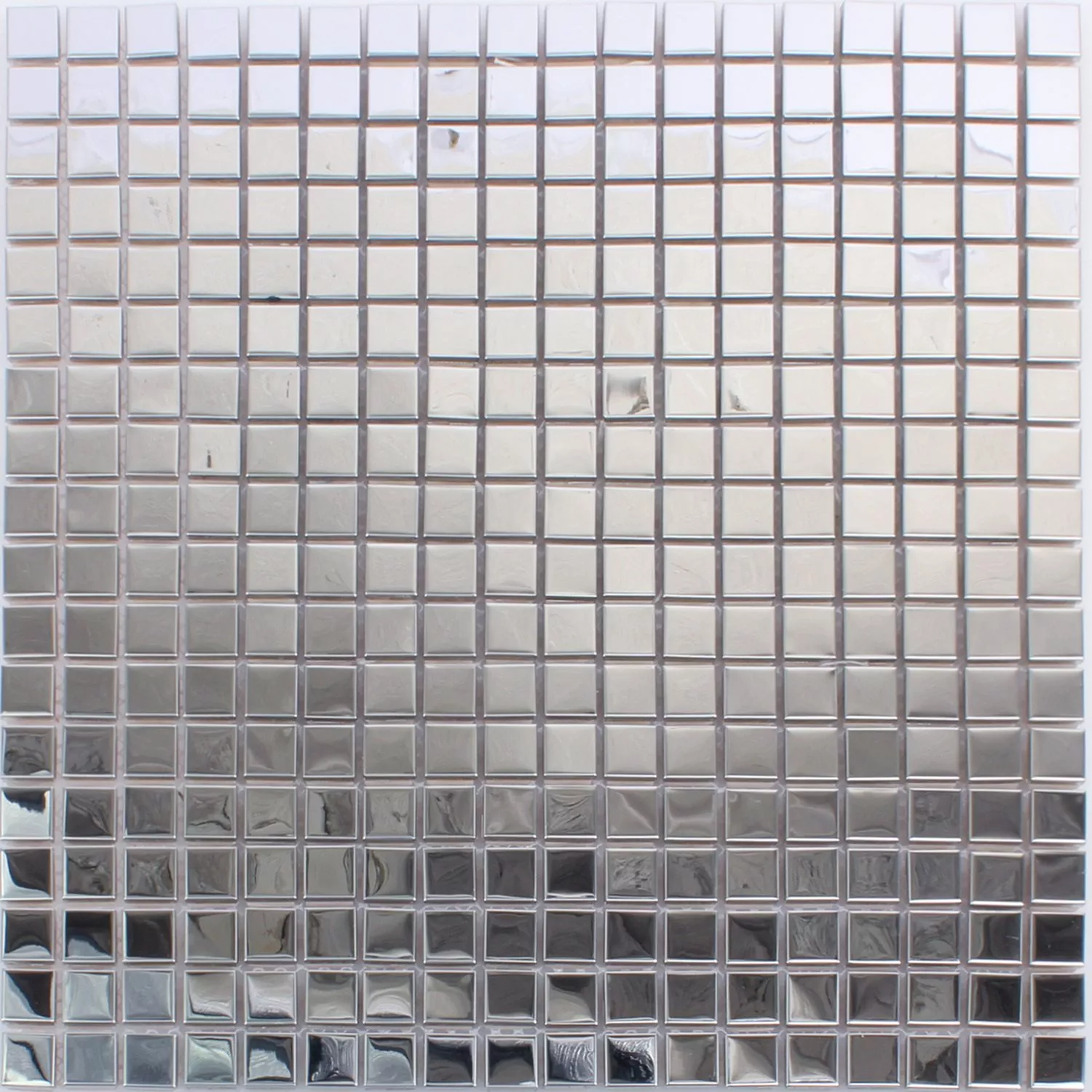 Stainless Steel Mosaic Tiles Glossy Square 15
