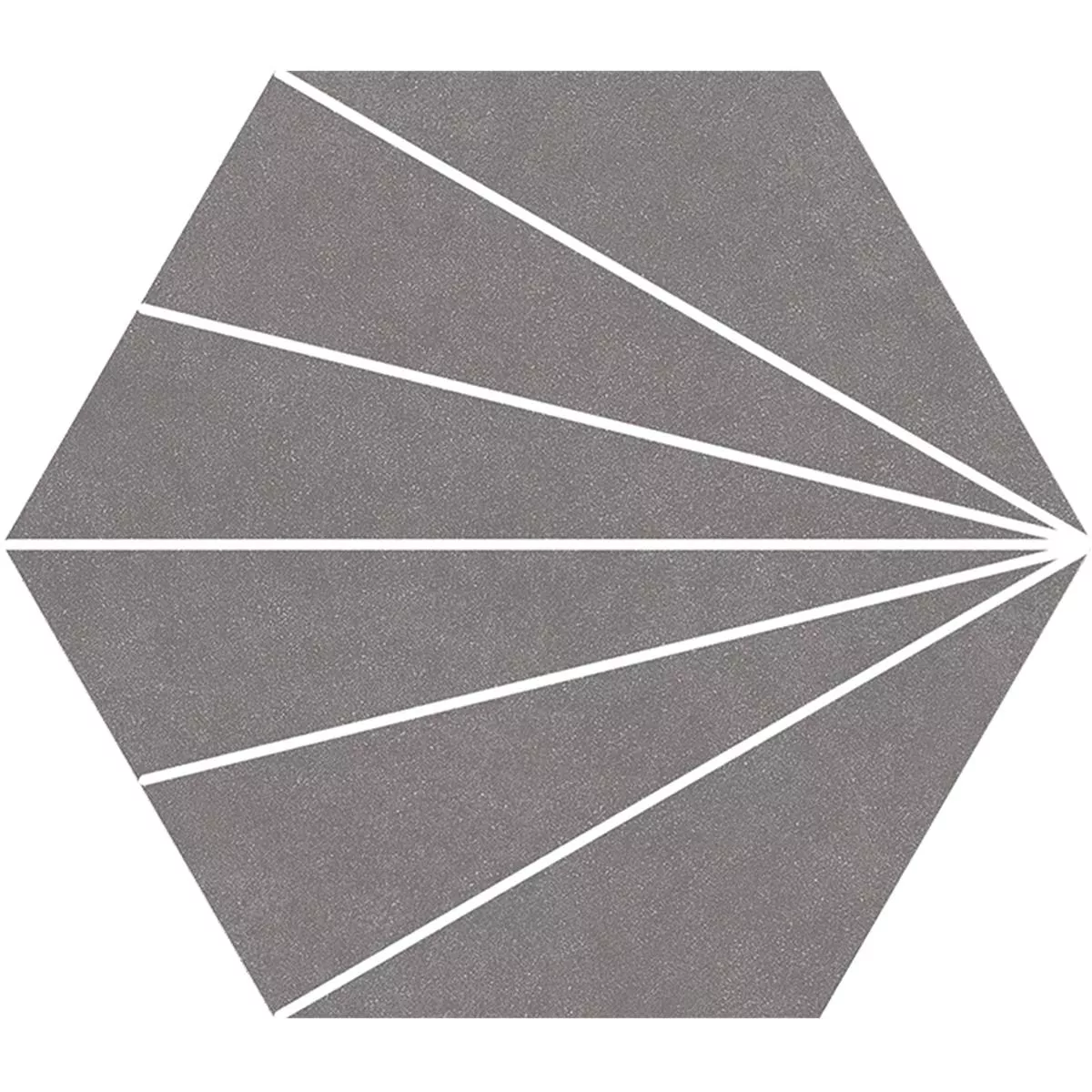 Porcelain Stoneware Tiles Millennium Hexagon 3D Optic Grey 22,5 x 25,9cm Porcelain Stoneware Tiles Millennium Hexagon 3D Optic Grey 22,5 x 25,9cm
