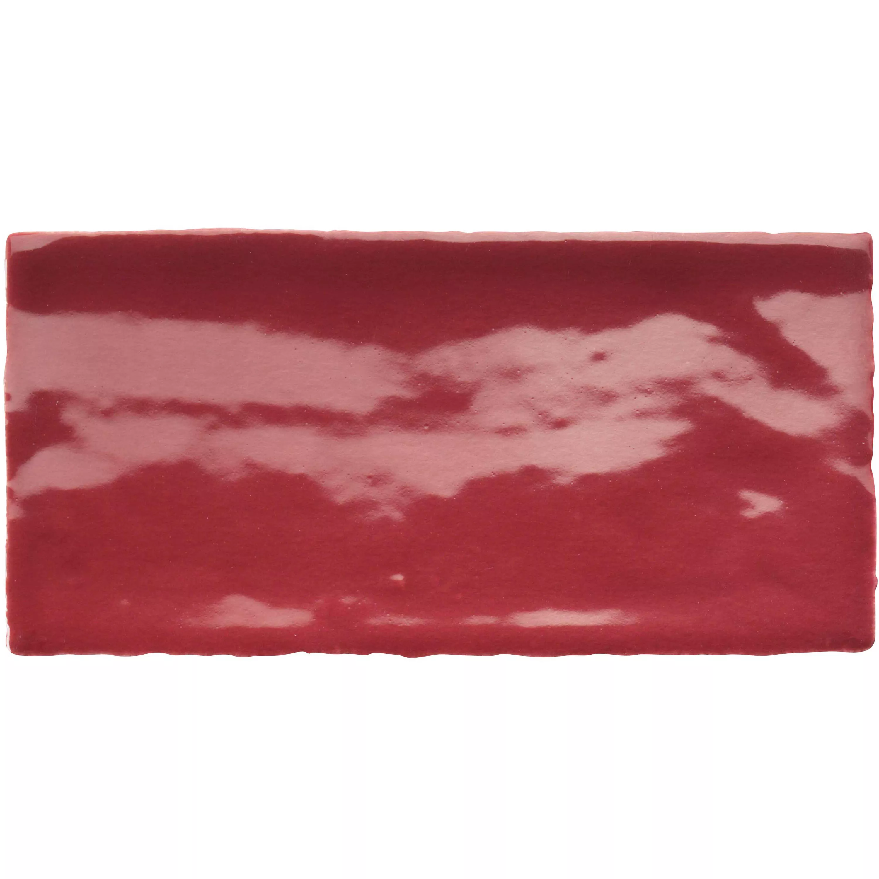 Sample Wall Tile Algier Hand Made 7,5x15cm Wine red