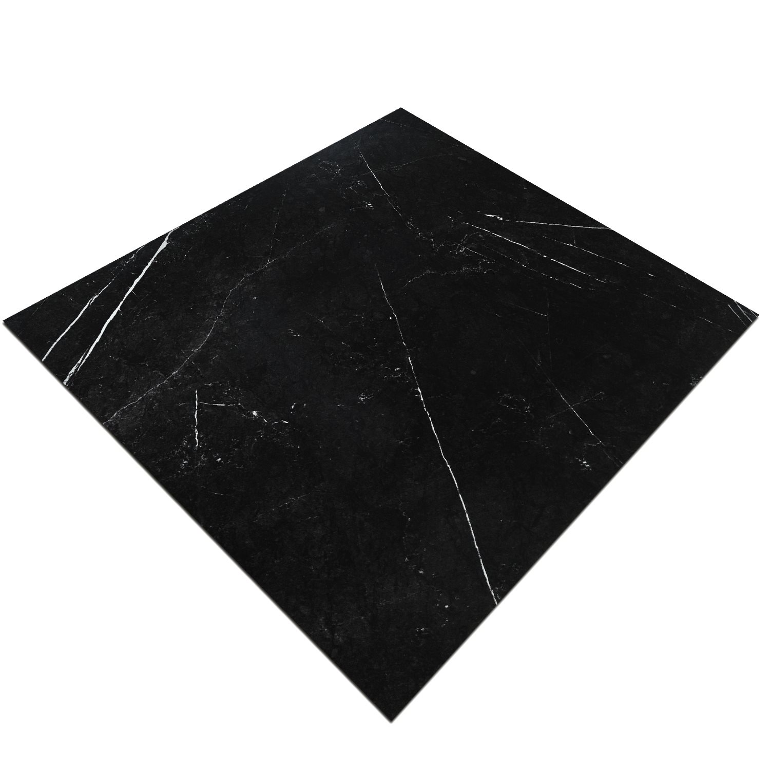 Sample Floor Tiles Marble Optic Imperial Black 58x58cm Color Black