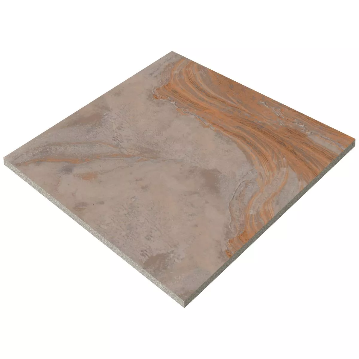 Terrace Tiles Porcelain Stoneware Sanleo Natural stone look Bronze 60x60x2cm