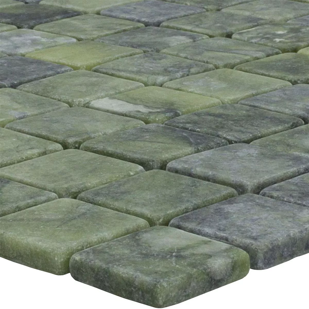 Sample Marble Natural Stone Mosaic Tiles Valendria Verde Green