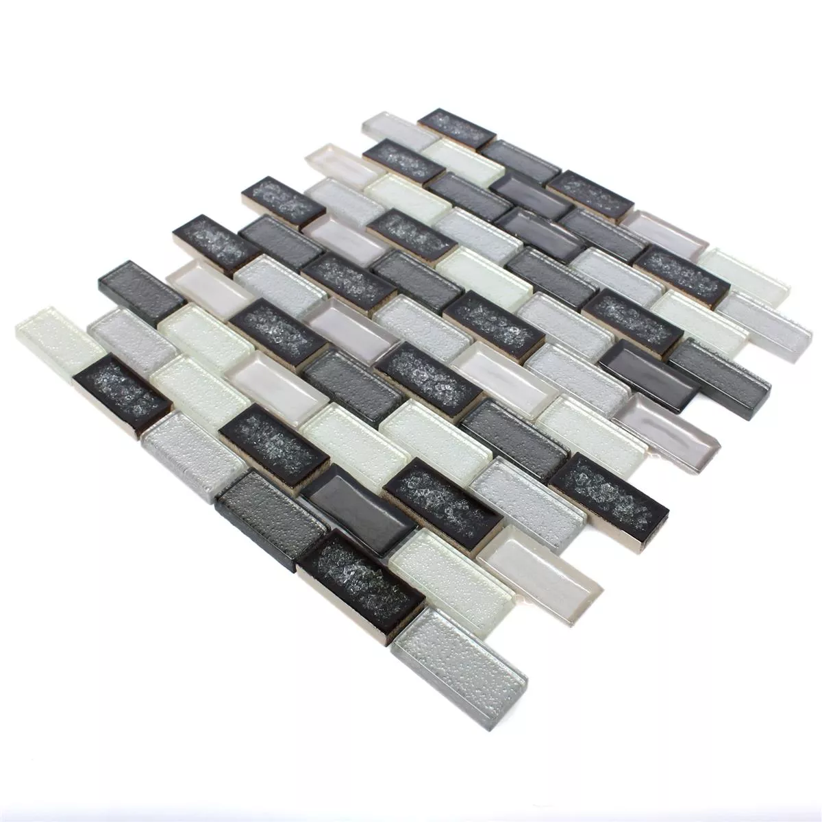 Mosaic Tiles Glass Ceramic Mirasol Grey