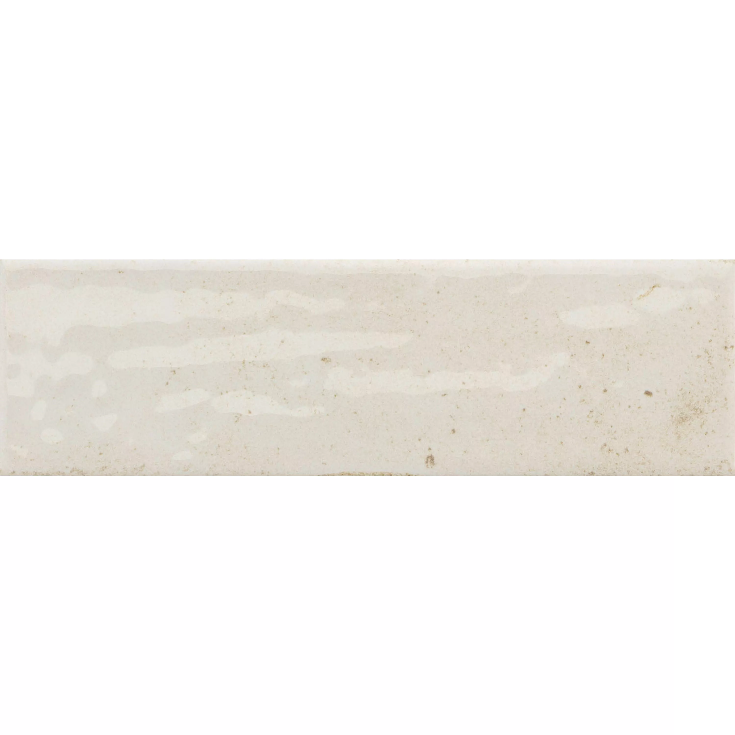Wall Tiles Arosa Glossy Waved Blanc 6x25cm