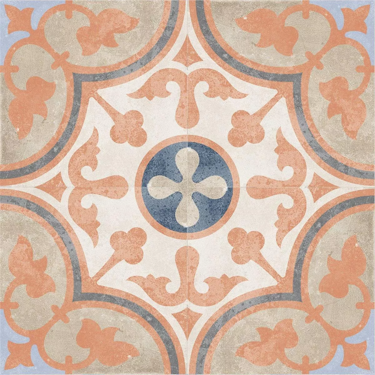 Cement Tiles Retro Optic Gris Floor Tiles Manolo 18,6x18,6cm