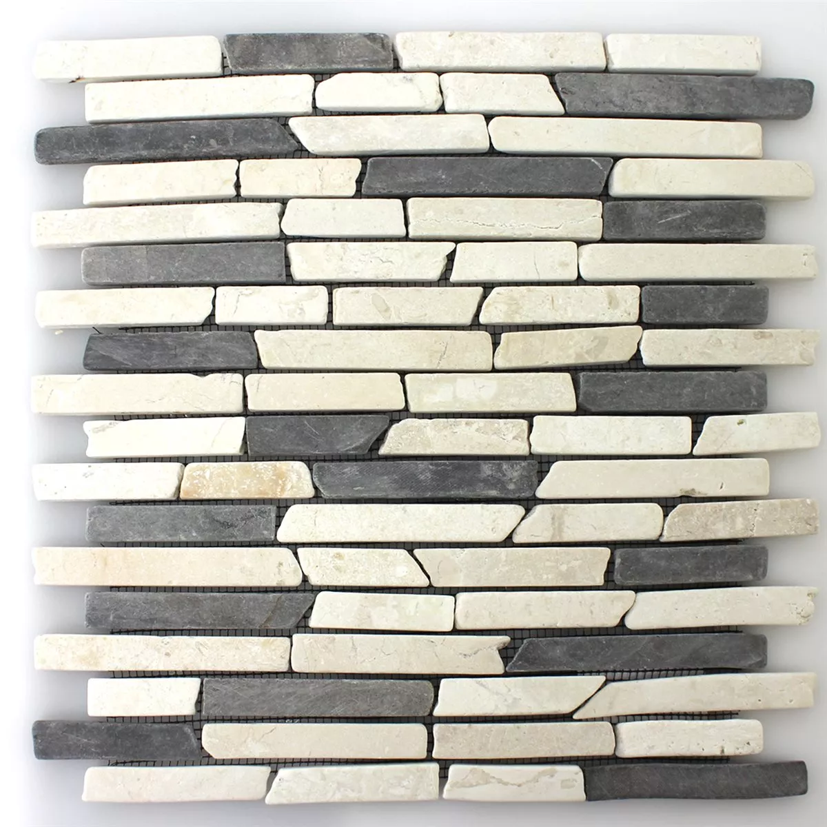 Sample Mosaic Tiles Marble Biancone Java