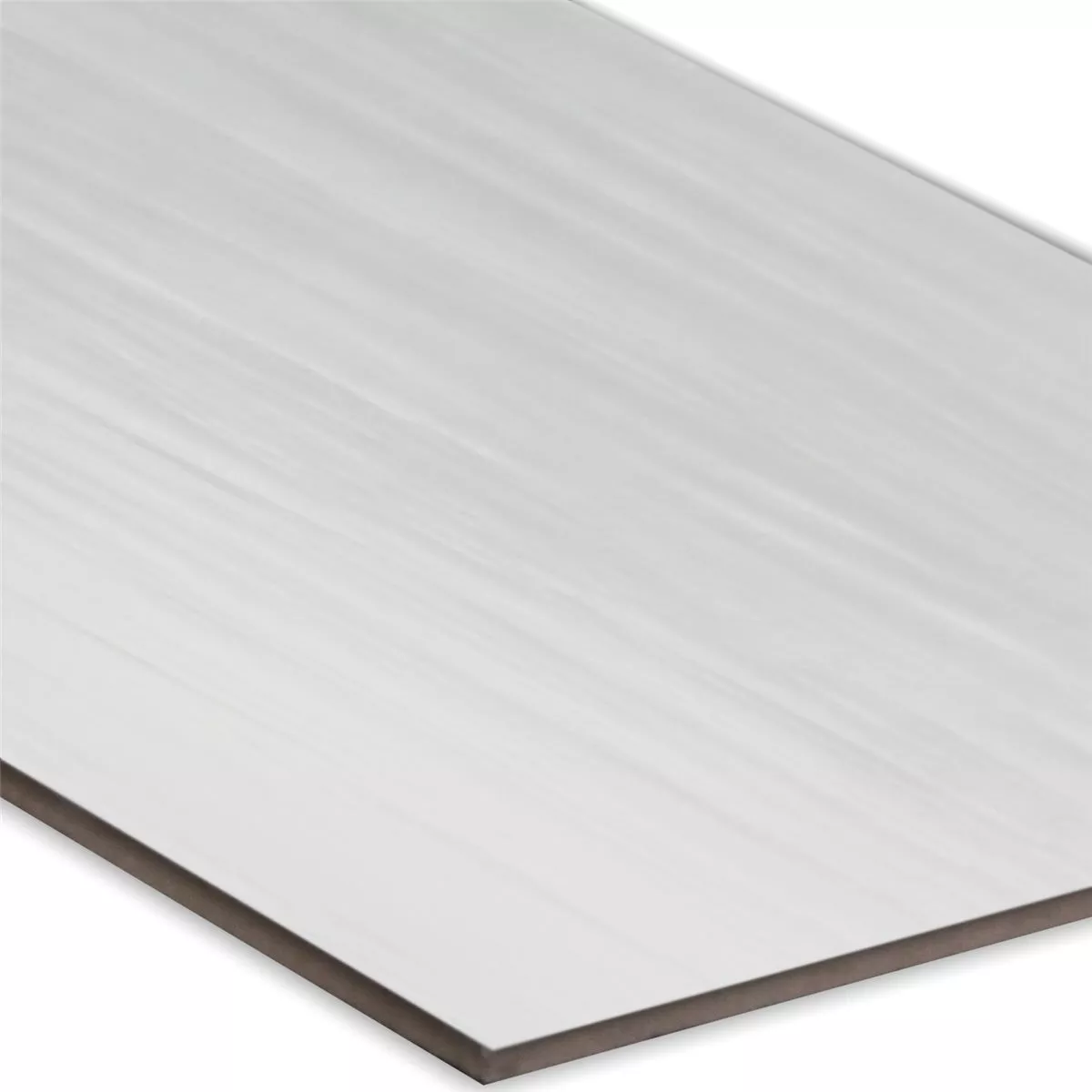 Sample Wall Tiles Striped Grey Mat 20x60cm