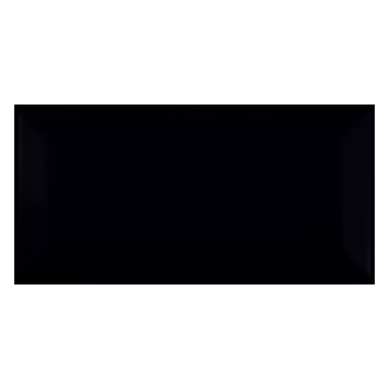 Metro tile Black Mat 7,5x15 cm Facet Pitcox Negro