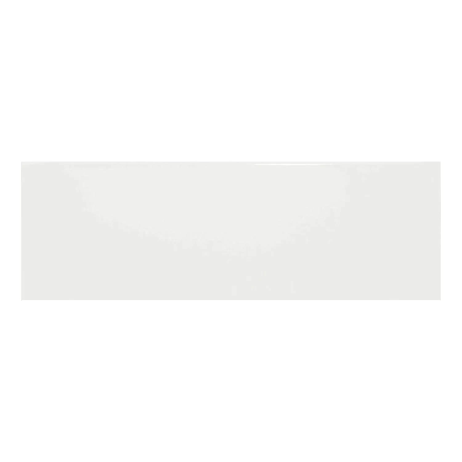 Metro tile Blanc Glossy 10x30 cm Without Facet Candy Blanco