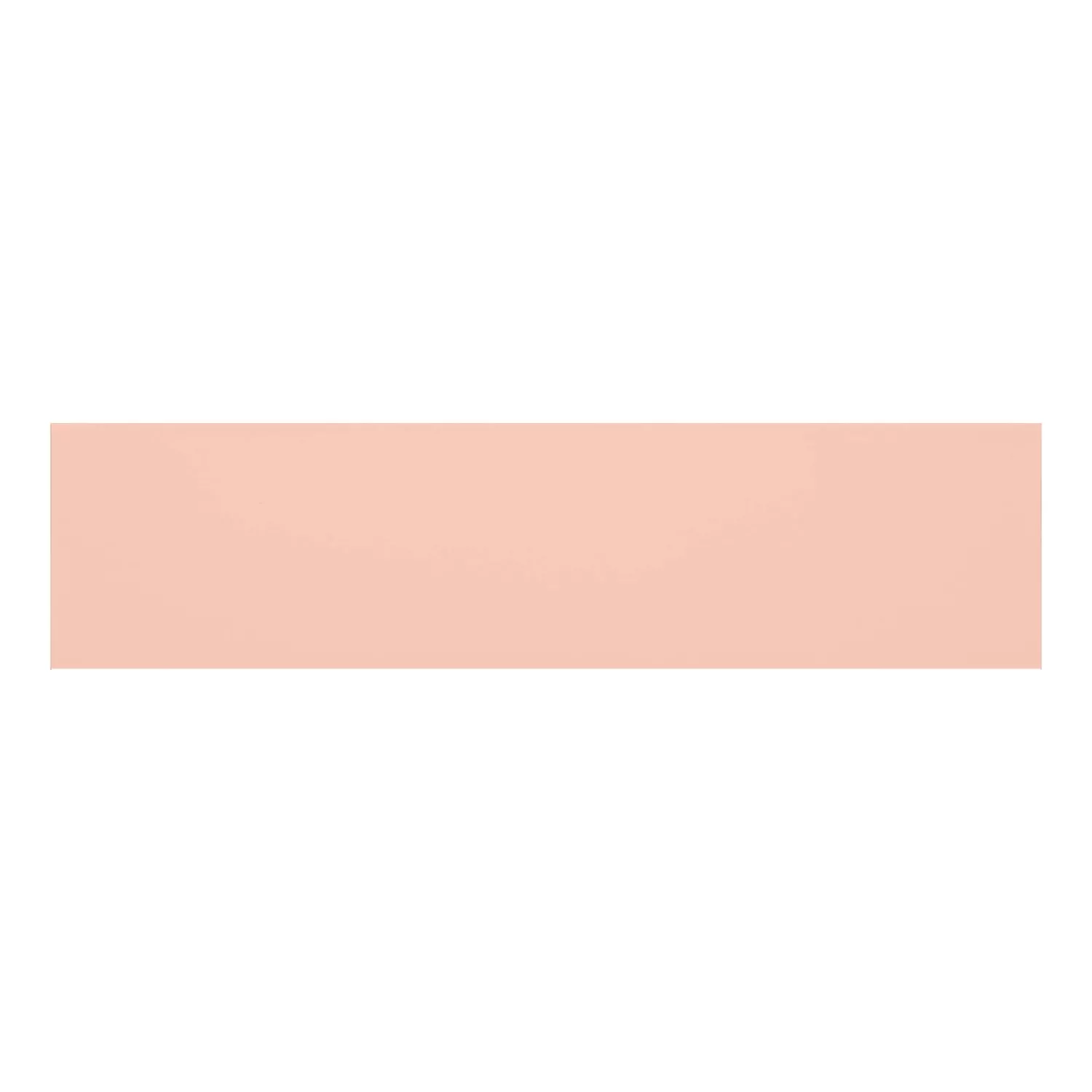 Metro tile Orange Mat 7,5x30 cm Without Facet Swissland Salmon